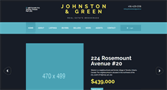 Desktop Screenshot of johnstonandgreen.ca